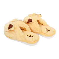 Mocy Cat Ear Design Slippers For Baby Kids-Yellow-thumb3