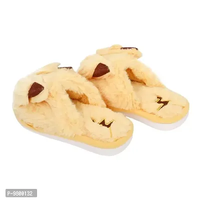 Mocy Cat Ear Design Slippers For Baby Kids-Yellow-thumb4