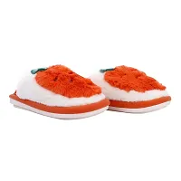 Mocy Fruit Designer Slippers For Baby Kids-Orange  White-thumb1