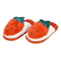 Mocy Fruit Designer Slippers For Baby Kids-Orange  White-thumb4