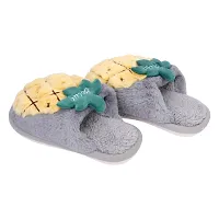 Mocy Pinapple Design Slippers For Baby Kids-Grey  Yellow-thumb3