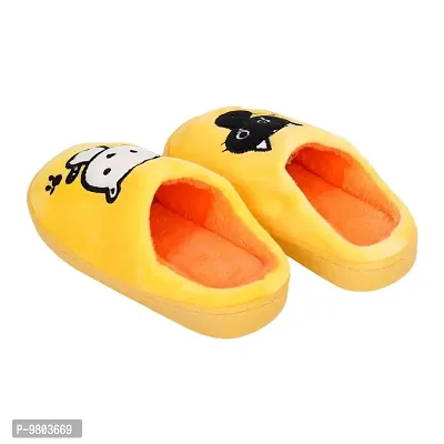 Mocy Baby Cat  Dog Design Slippers For Baby Kids-Yellow-thumb3