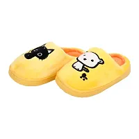 Mocy Baby Cat  Dog Design Slippers For Baby Kids-Yellow-thumb4