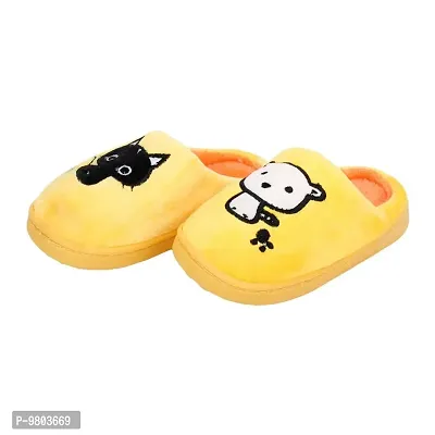 Mocy Baby Cat  Dog Design Slippers For Baby Kids-Yellow-thumb5