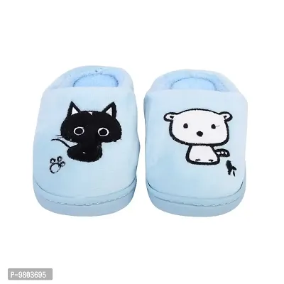 Mocy Baby Cat  Dog Design Slippers For Baby Kids-Sky Blue-thumb0