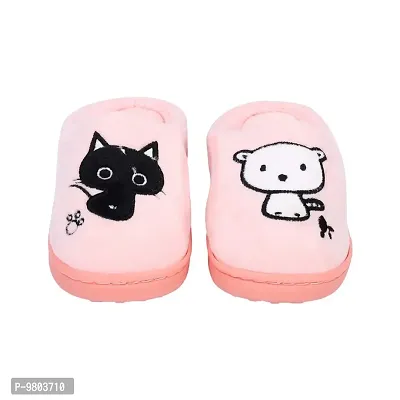 Mocy Baby Cat  Dog Design Slippers For Baby Kids-Baby Pink-thumb0