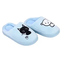 Mocy Baby Cat  Dog Design Slippers For Baby Kids-Sky Blue-thumb1
