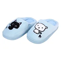 Mocy Baby Cat  Dog Design Slippers For Baby Kids-Sky Blue-thumb4