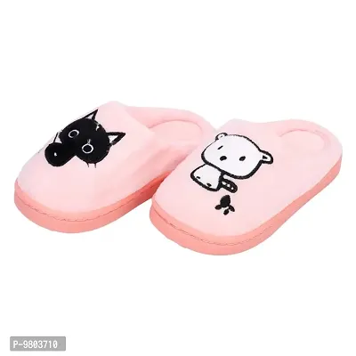 Mocy Baby Cat  Dog Design Slippers For Baby Kids-Baby Pink-thumb5