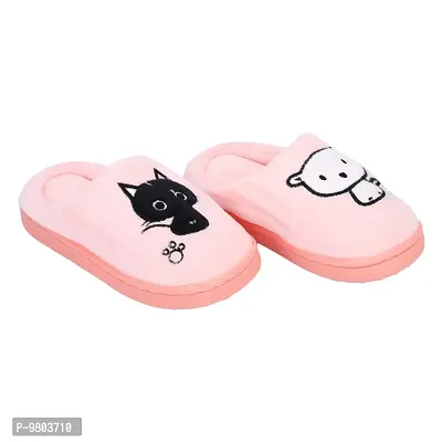 Mocy Baby Cat  Dog Design Slippers For Baby Kids-Baby Pink-thumb2