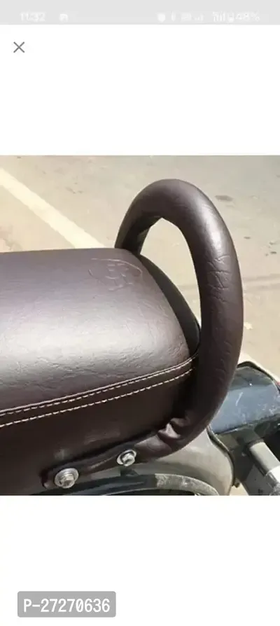 Brown Leather Backrest For Royal Enfield Classic 350/500