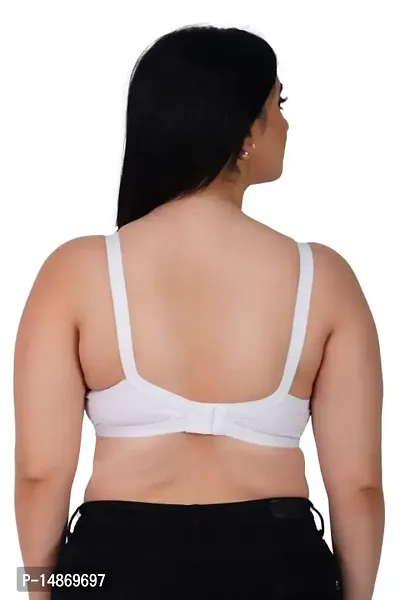 AISLE FASHION Women's Cotton Plus Size for Heavy Bust Full Coverage Non-Padded Non-Wired Everyday Bra-thumb5