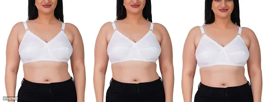 Buy AISLE FASHION Women's Cotton Plus Size for Heavy Bust Full Coverage  Non-Padded Non-Wired Everyday Bra Online In India At Discounted Prices