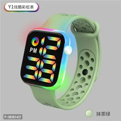 Sport Touch waterproof LED flash watch Luminous digital watch silicone breathable strap