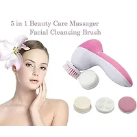 5-IN-1 SMOOTHING BODY  FACIAL MASSAGER (PINK)-thumb1