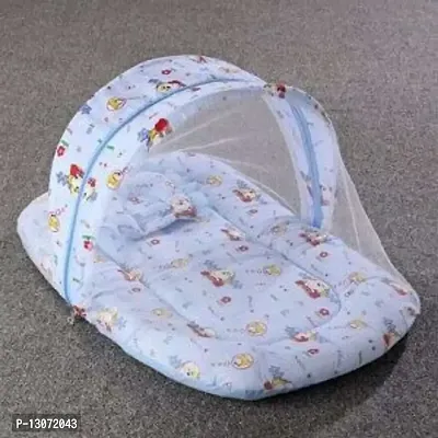 PINAK Cotton Infants Washable Baby Folding Mosquito Net-thumb2