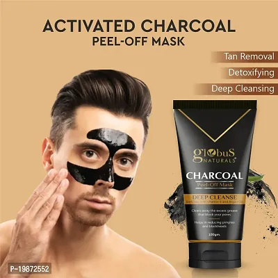 Natural Perfect Peel-Off Trio For Men Charcoal, Coffee, And Glycolic  Salicylic Acid Peel Off Mask, 100 Gm, Set Of 3-thumb3