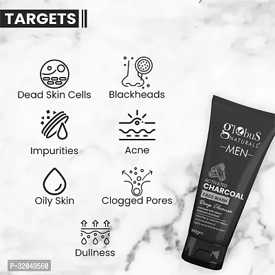 Anti Pollution  Anti Acne Charcoal Face Wash, 100 gms-thumb3