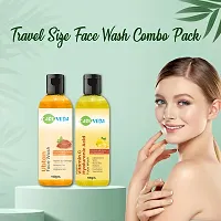 Natural Ubtan Face Wash  Vitamin C  Hyaluronic Acid Face Wash Combo, Set Of 2-thumb1