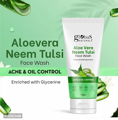 Vitamin C  Aloe vera Neem Tulsi Face Wash, 150g-thumb2