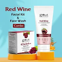 Natural Red Wine Face Wash  Facial Kit Combo, Anti Ageing Formula, For All Skin Types-thumb1