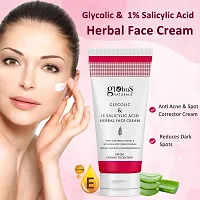 Glycolic  1% Salicylic Acid Herbal Anti Acne Face Cream, Set of 2, 100g-thumb1