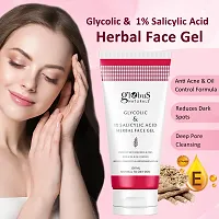 Glycolic-Salicylic Acid Herbal Anti Acne Face Gel, 100g-thumb1