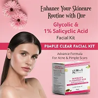 Natural Glycolic  1% Salicylic Acid Face Wash  Facial Kit Combo, Anti Acne  Oil Control Formula, For Normal To Oily Skin-thumb2