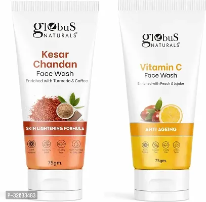 Vitamin C  Kesar Chandan Combo Face Wash, 150g-thumb0