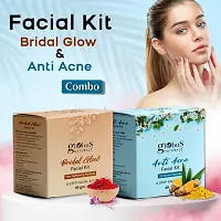 Natural Facial Kit Combo-Skin Lightening Bridal Glow  Oil Control Anti Acne Facial Kit, For All Skin Types-thumb1