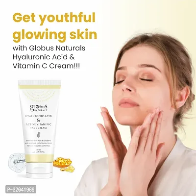 Hyaluronic Acid  Vitamin C Anti Ageing Face Cream, 100g