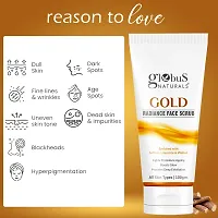 Gold Radiance Anti Ageing  Brightening Face Scrub, Set of 2,  100g-thumb2