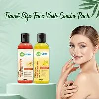 Natural Niacinamide Face Wash  Vitamin C  Hyaluronic Acid Face Wash Combo, Set Of 2-thumb1