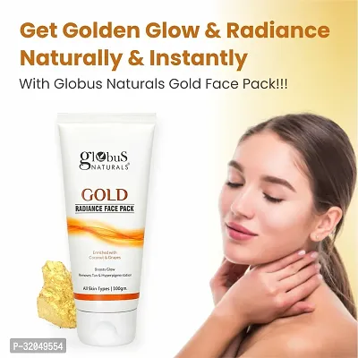 Gold Radiance Anti Ageing  Brightening Face Pack, Set of 2, 100 gms-thumb4