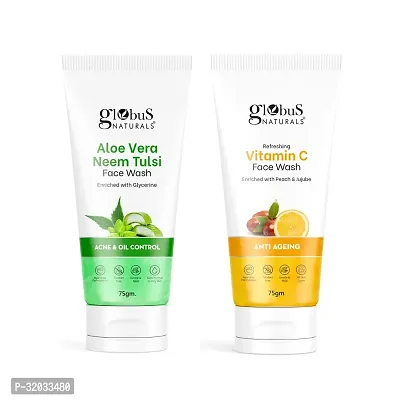 Vitamin C  Aloe vera Neem Tulsi Face Wash, 150g