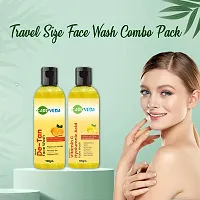 Natural De-Tan Face Wash  Vitamin C  Hyaluronic Acid Face Wash Combo, Set Of 2-thumb2