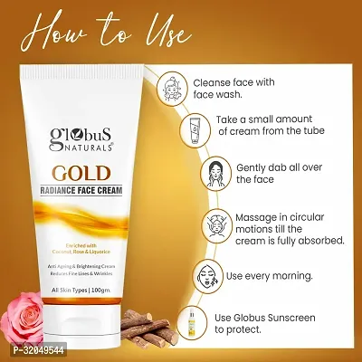 Gold Radiance Anti Ageing  Brightening Face Cream,  100 gms-thumb3