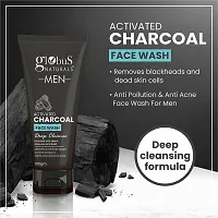 Natural Charcoal Men Face Wash  Facial Kit Combo, Anti Pollution Formula, For Normal To Oily Skin-thumb3