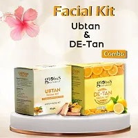 Natural Facial Kit Combo-Skin Lightening Ubtan  Tan Removal De-Tan Facial Kit, For All Skin Types-thumb1