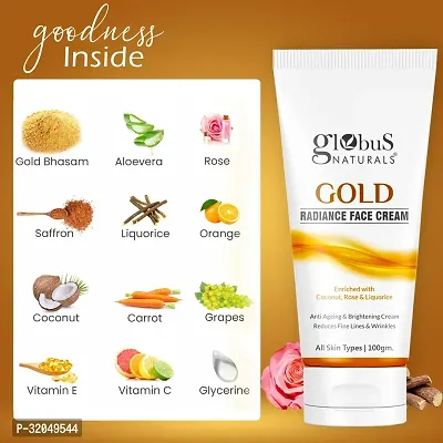 Gold Radiance Anti Ageing  Brightening Face Cream,  100 gms-thumb2