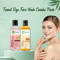 Natural Glycolic  1% Salicylic Acid Face Wash  Ubtan Face Wash Combo, Set Of 2-thumb1