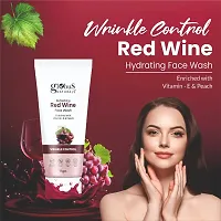 Globus Naturals Red Wine Hydrating Face Wash, Enriched With Rosemary  Honey, Wrinkle Control Formula, Natural, Gentle  Mild, Suitable For All Skin Types, 75 gm-thumb2