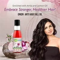 CareVeda Onion Anti-Hair Fall Oil, Enriched with Amla and Lemon Oil Suitable For All Hair Types 100ml-thumb4