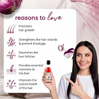 CareVeda Onion Anti-Hair Fall Oil, Enriched with Amla and Lemon Oil Suitable For All Hair Types 100ml-thumb3