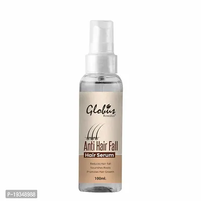 Globus Remedies Anti-Hair Fall Hair Serum, For Frizzy Hair, Smoothens Rough Ends, Adds Instant Shine,100ml-thumb0