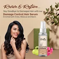 Globus Remedies Damage Control Hair Serum, For Frizzy Hair, Smoothens Rough Ends, Adds Instant Shine,100ml-thumb2