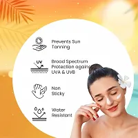 Globus Remedies Glosika Sunscreen Lotion, SPF 50 PA+++ Up to 12 hrs Protection with almond  Rose Extract, Suitable For All Skin Types, 100 gm-thumb1