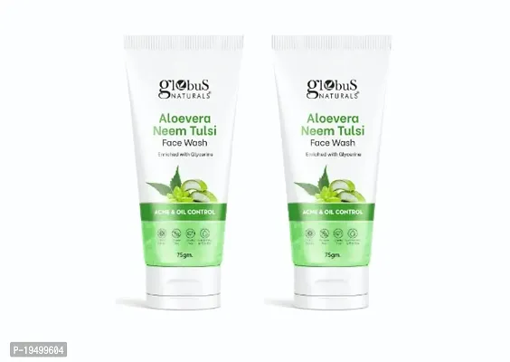 Globus Naturals Aloe vera Neem Tulsi Enriched With Glycerin  Oil C-thumb0