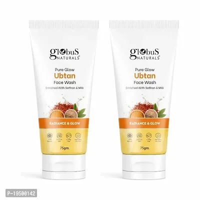 Globus Naturals Pure Glow Ubtan Face Wash, Enriched With Saffr-thumb0