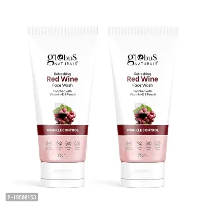 Globus Naturals Red Wine Hydrating Face Wash, Enriched With Rosemary  H-thumb0